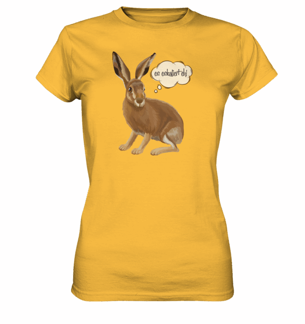 Es eskaliert eh! - Ladies Premium Shirt – Bild 2
