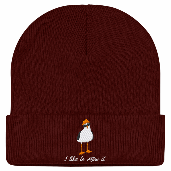 I like to Möw it - Classic Beanie (Stick) – Bild 6