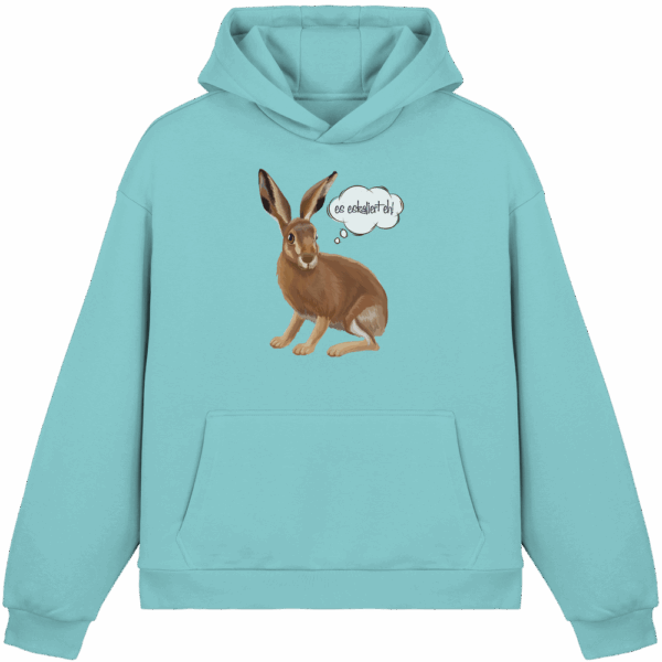Es eskaliert eh! - Fluffy Boxcut Hoodie