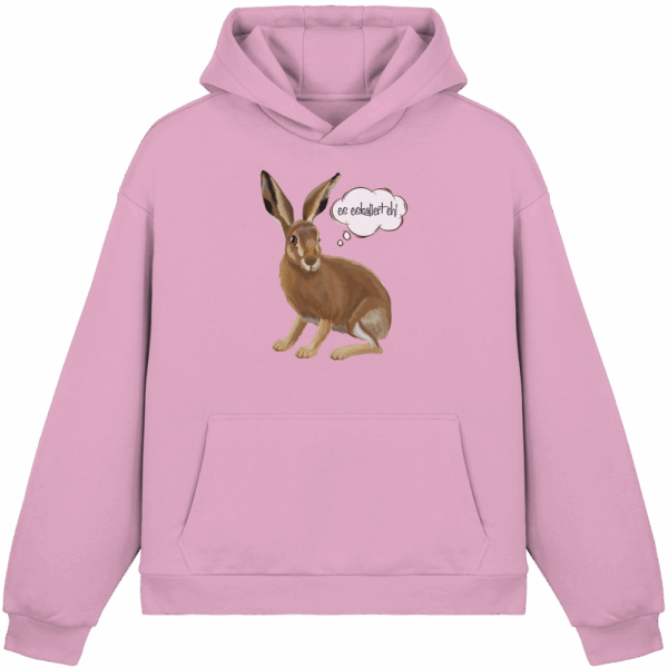 Es eskaliert eh! - Fluffy Boxcut Hoodie – Bild 3