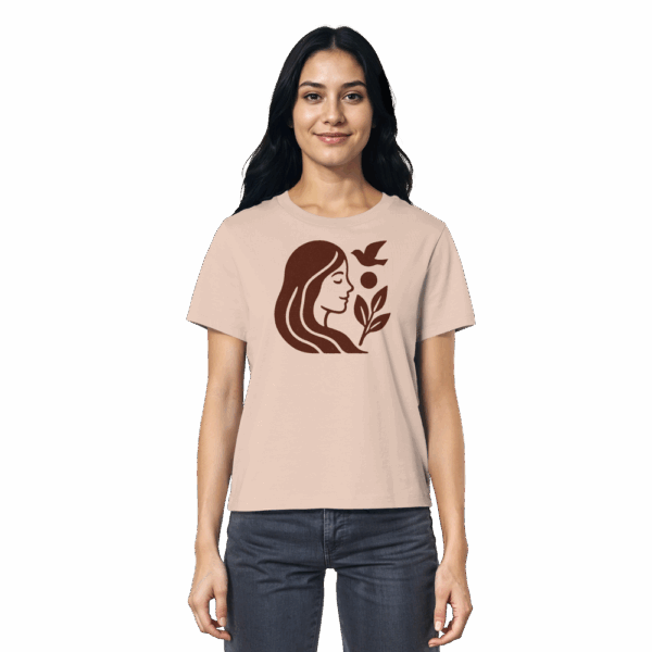 Naturverbunden & Frei - Ladies Organic Shirt – Bild 4