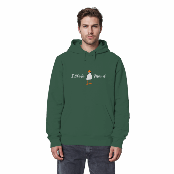I like to Möw it - Organic Basic Hoodie – Bild 5