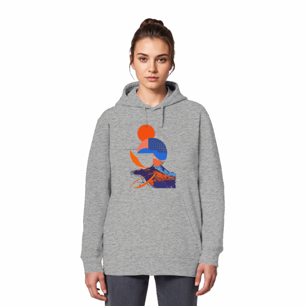 GeoMount - Organic Basic Hoodie – Bild 3