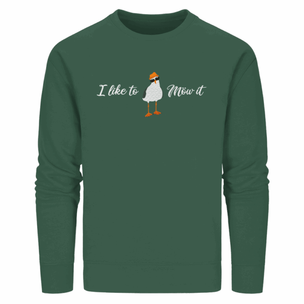 I like to Möw it - Organic Basic Unisex Sweatshirt – Bild 2