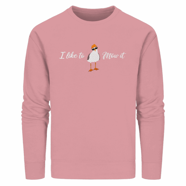 I like to Möw it - Organic Basic Unisex Sweatshirt – Bild 3