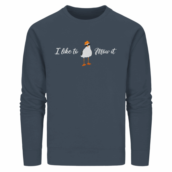 I like to Möw it - Organic Basic Unisex Sweatshirt – Bild 4