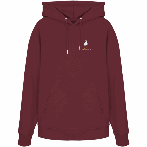 I like to Möw it - Organic Hoodie (Stick) – Bild 5