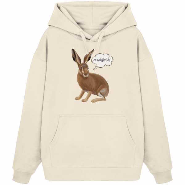 Es eskaliert eh! - Organic Oversize Hoodie – Bild 3