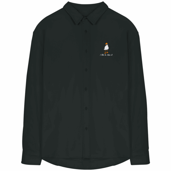 I like to Möw it - Organic Relaxed Button-Up Shirt (Stick)