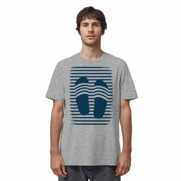 Strandlinie - Organic Shirt – Bild 6