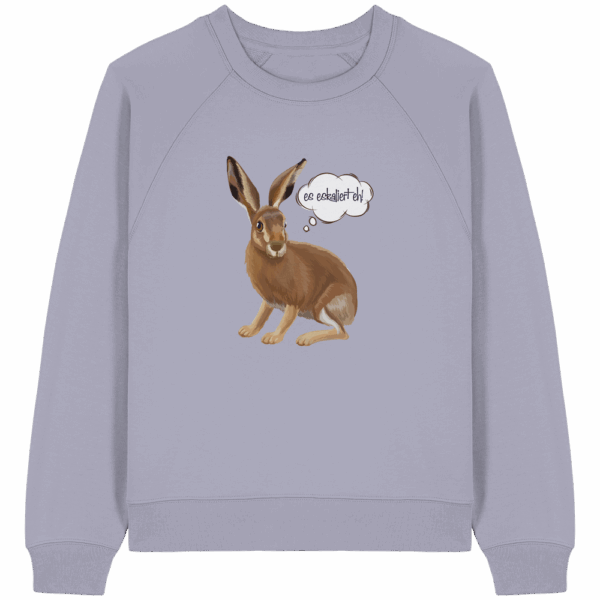Es eskaliert eh! - Womens Organic Raglan Sweatshirt – Bild 2