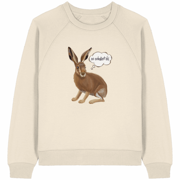Es eskaliert eh! - Womens Organic Raglan Sweatshirt – Bild 3
